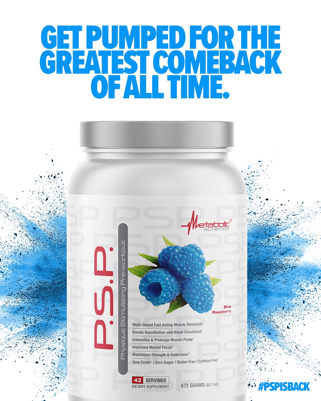 Foto 5 pulgar | Preworkout Metabolic Nutrition P.s.p. Estimulante Físico - Venta Internacional.