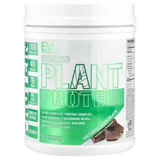 Foto 1 | Proteína En Polvo Evlution Nutrition Stacked Plant Chocolate 680 G - Venta Internacional.