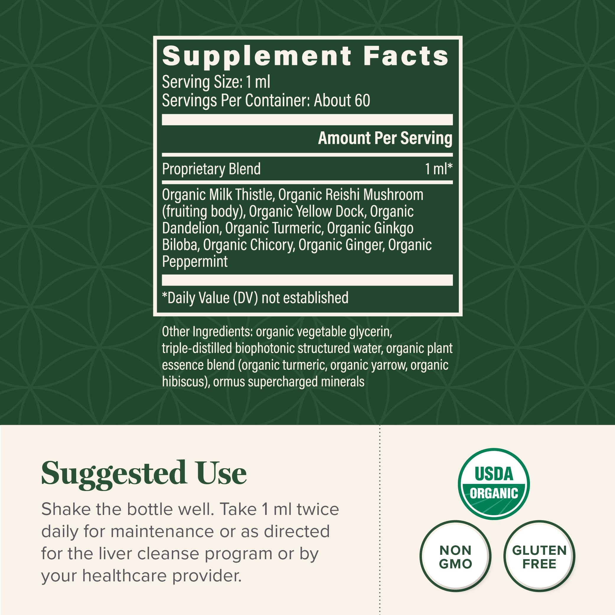 Foto 4 pulgar | Suplemento Global Healing Liver Health De Cardo Mariano  60 Ml - Venta Internacional.