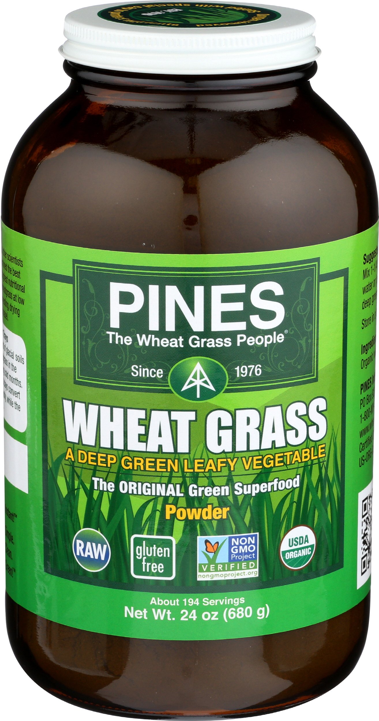 Foto 2 pulgar | Polvo De Hierba De Trigo Orgánico Supplement Pines  700 Ml - Venta Internacional.