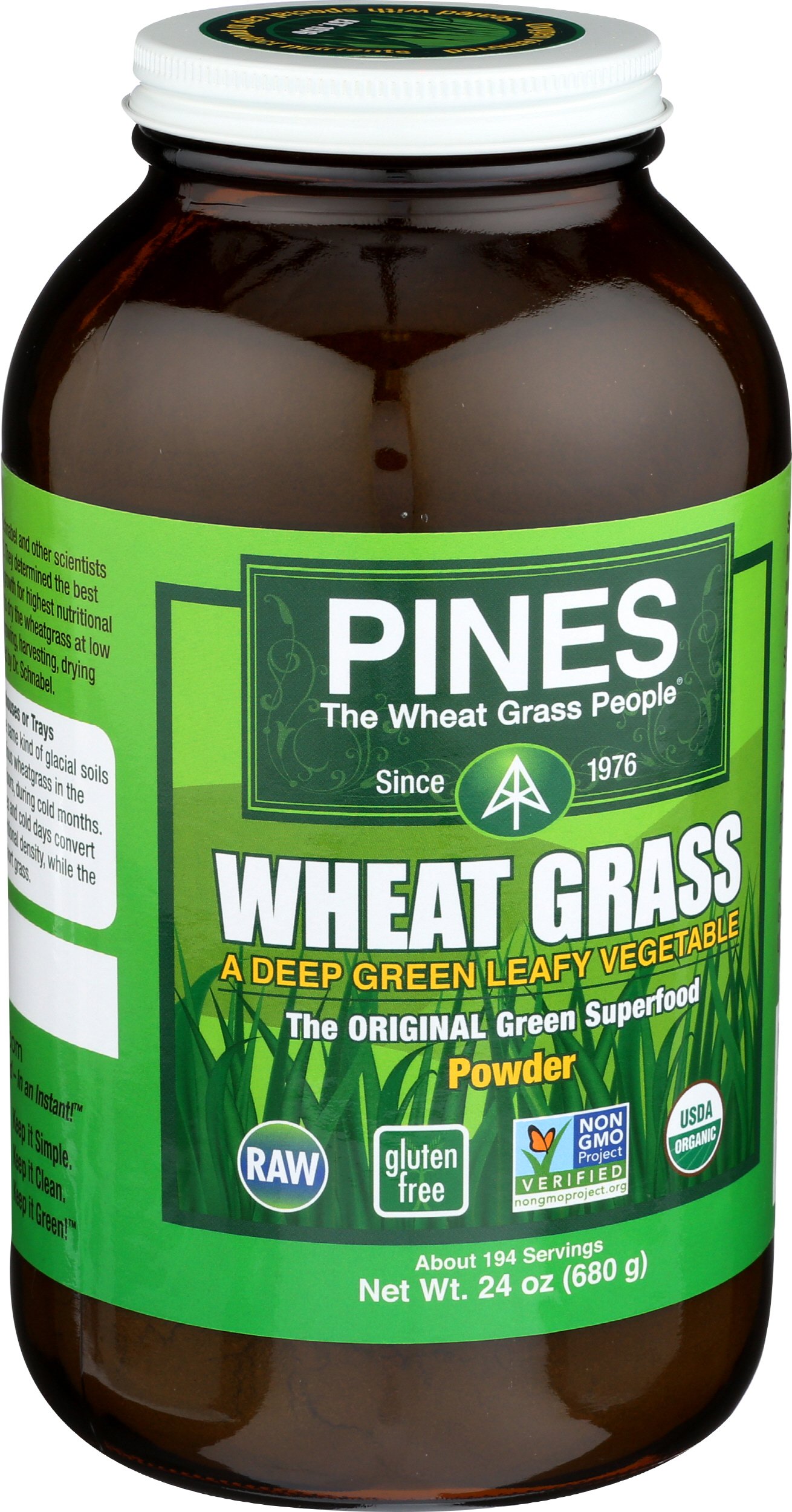 Foto 3 pulgar | Polvo De Hierba De Trigo Orgánico Supplement Pines  700 Ml - Venta Internacional.