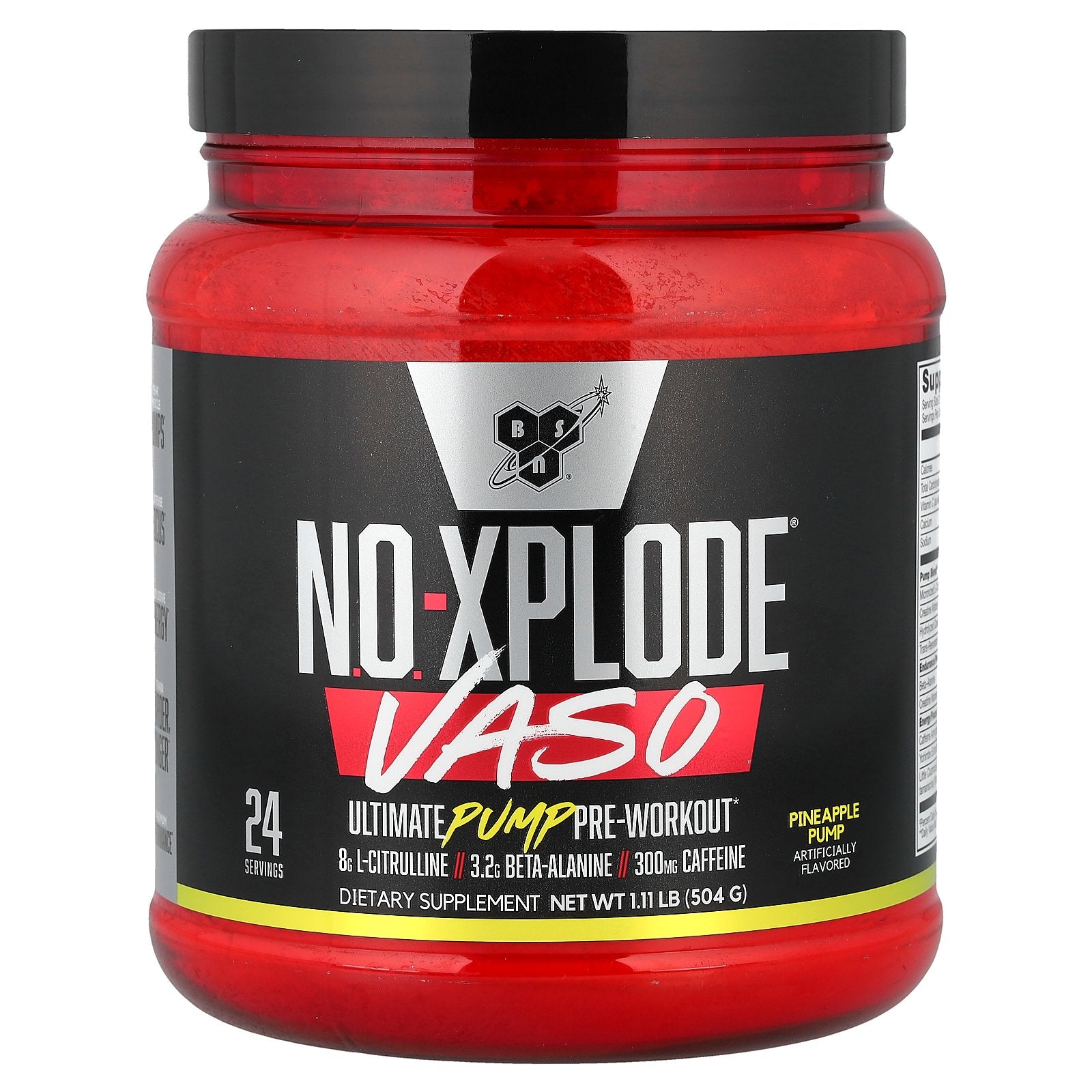 Foto 1 | Preentrenamiento Bsn No-xplode Vaso Ultimate Pump Pineapple 504 G - Venta Internacional.