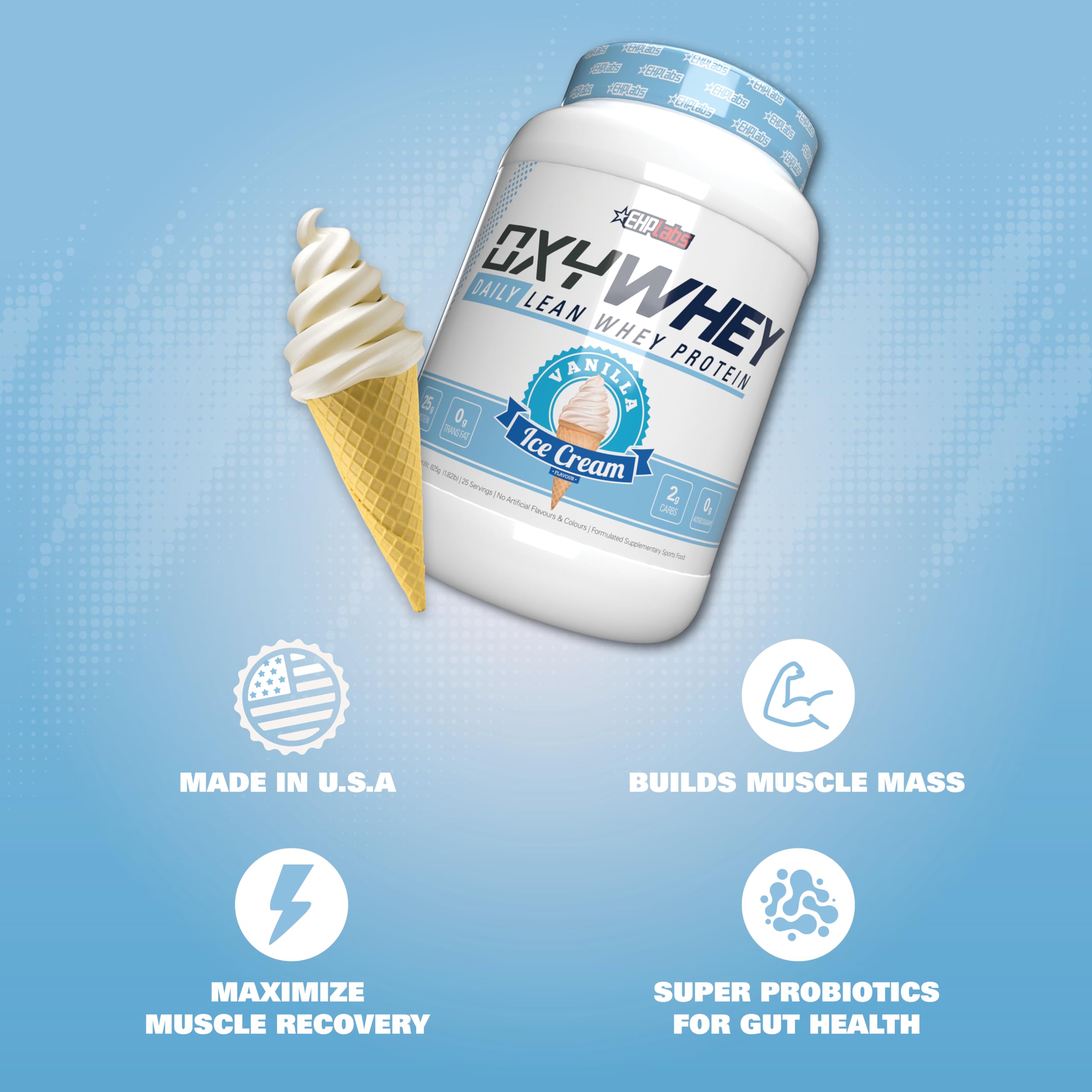 Foto 4 pulgar | Proteína En Polvo Ehp Labs Oxywhey Isolate  25 G  25 Porciones - Venta Internacional.