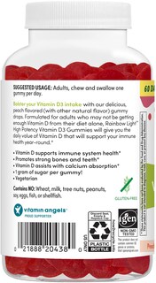 Foto 4 | Gomitas Con Vitamina D Rainbow Light De Alta Potencia 2000 Ui 60 - Venta Internacional.