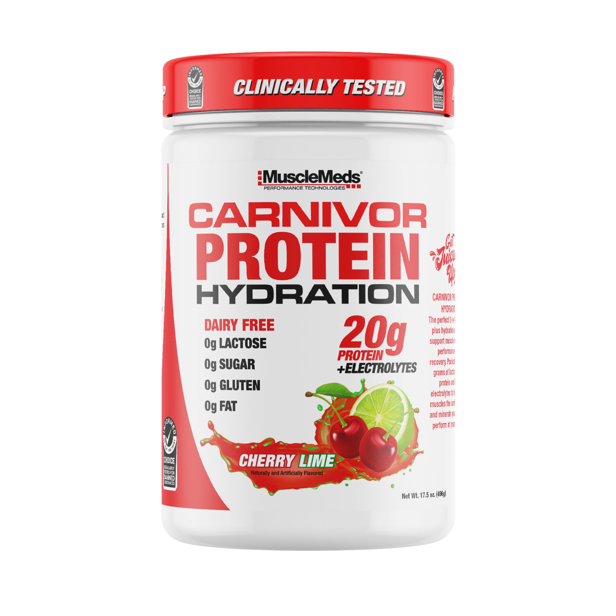 Foto 2 pulgar | Bebida Hidratante Proteica En Polvo Musclemeds Carnivor 20g - Venta Internacional.
