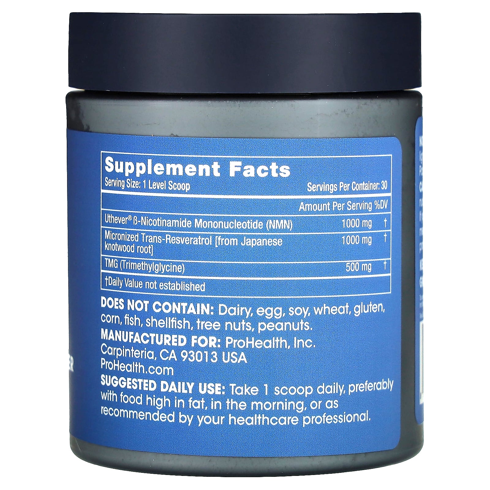 Foto 3 pulgar | Suplemento Prohealth Longevity Nmn Pro Complete Powder 75 G - Venta Internacional.
