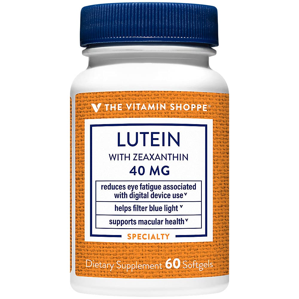 Foto 3 pulgar | Suplemento De Luteína De Alta Potencia De The Vitamin Shoppe  40 Mg  60 Cápsulas Blandas - Venta Internacional.