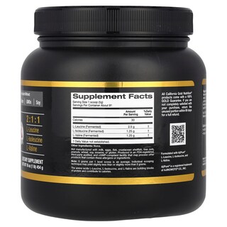 Foto 2 | Bcaa En Polvo California Gold Nutrition Sport Ajipure 454 G - Venta Internacional.