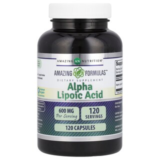 Foto 1 | Suplemento De Ácido Alfa Lipoico De Amazing Nutrition 600 Mg 120 Cápsulas - Venta Internacional.