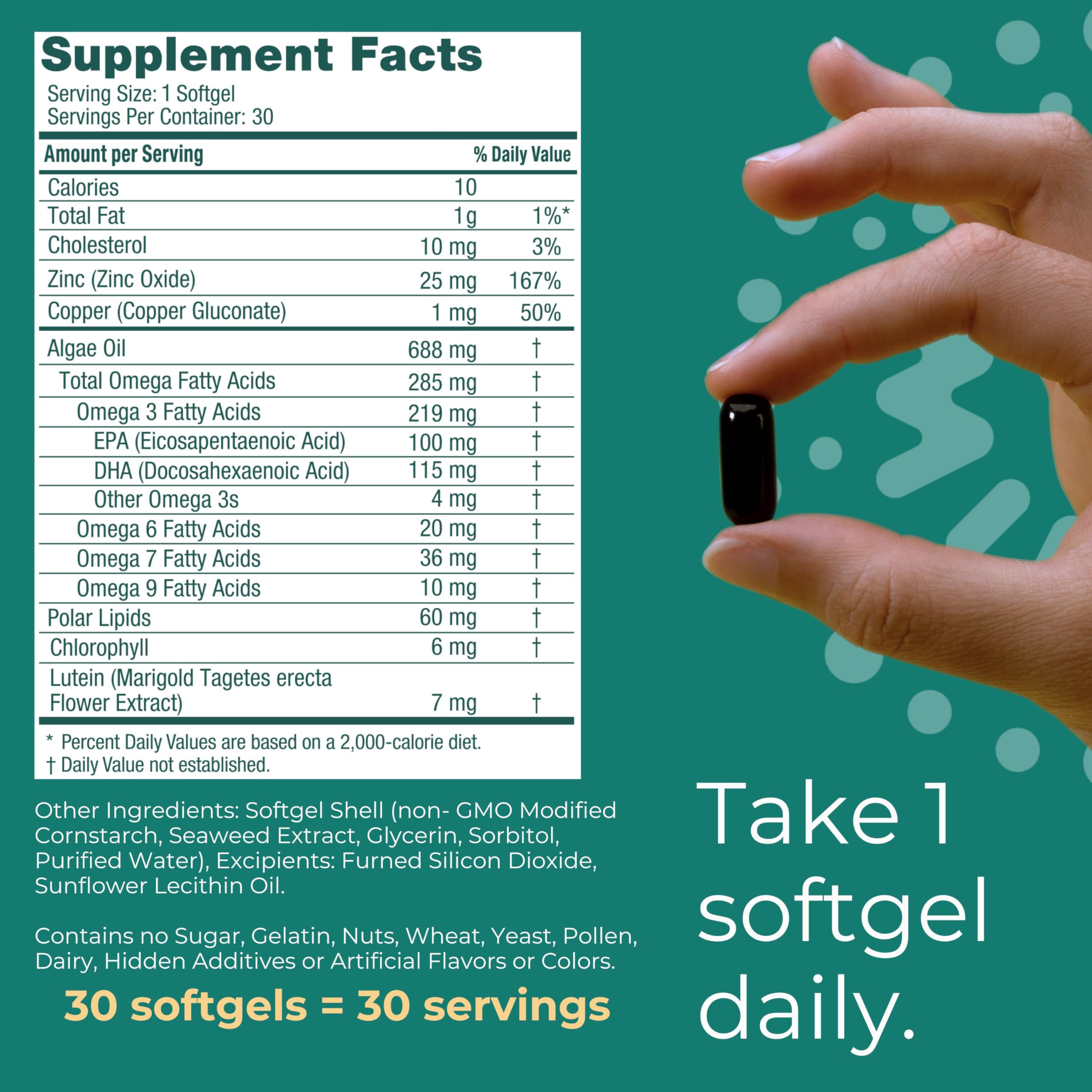 Foto 7 pulgar | Suplemento Iwi Life Eye Omega-3 30 Cápsulas Blandas Veganas A Base De Algas - Venta Internacional.