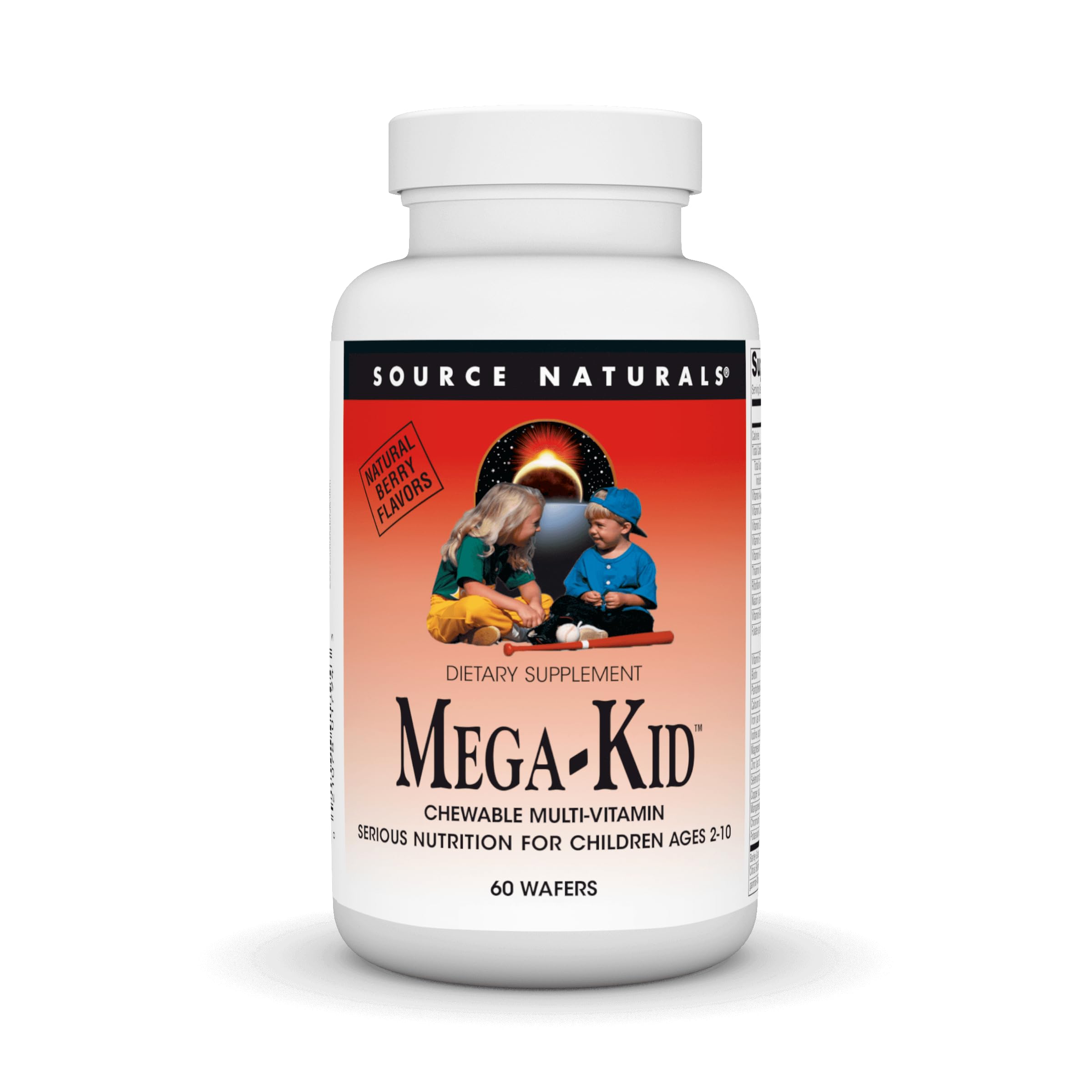 Foto 1 | Multivitamínico Masticable Source Naturals Mega-kid De 2 A 10 Años 60 - Venta Internacional.