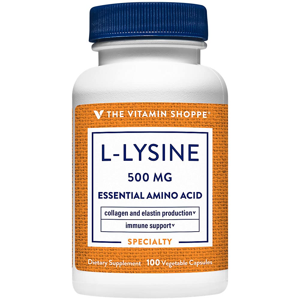 Foto 3 pulgar | Suplemento The Vitamin Shoppe L-lisina 500 Mg 100 Cápsulas - Venta Internacional.
