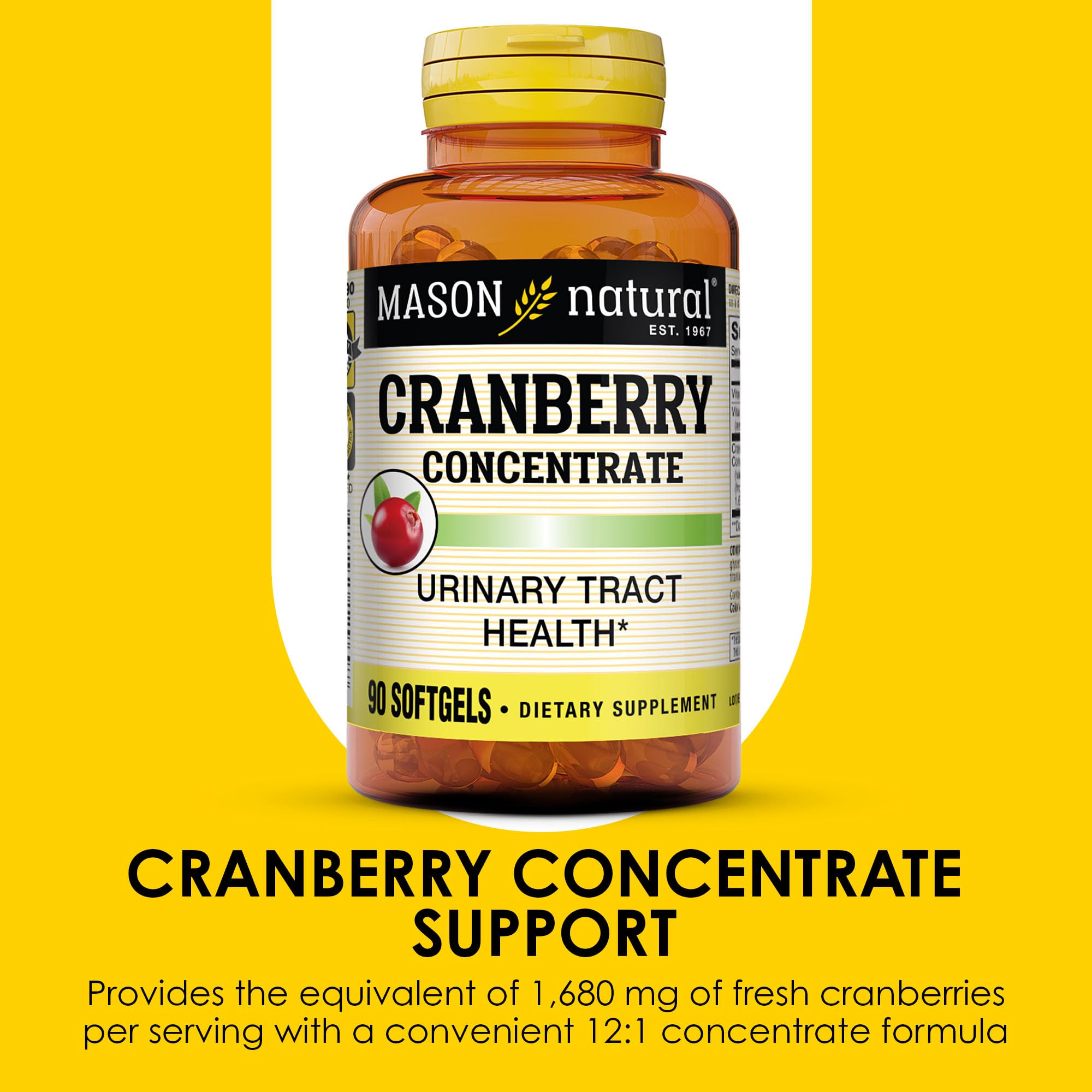Foto 4 | Suplemento Mason Natural Cranberry Concentrado 12:1 90 Cápsulas - Venta Internacional.