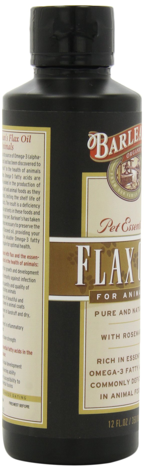 Foto 6 | Aceite De Lino Barlean's Fresh Para Animales Con Omega 3 355 Ml - Venta Internacional.