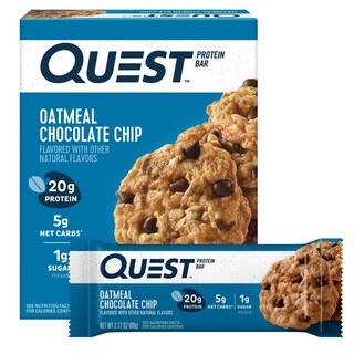Foto 1 | Protein Bars Quest Nutrition Con Chispas De Avena Y Chocolate 80 G - Venta Internacional.