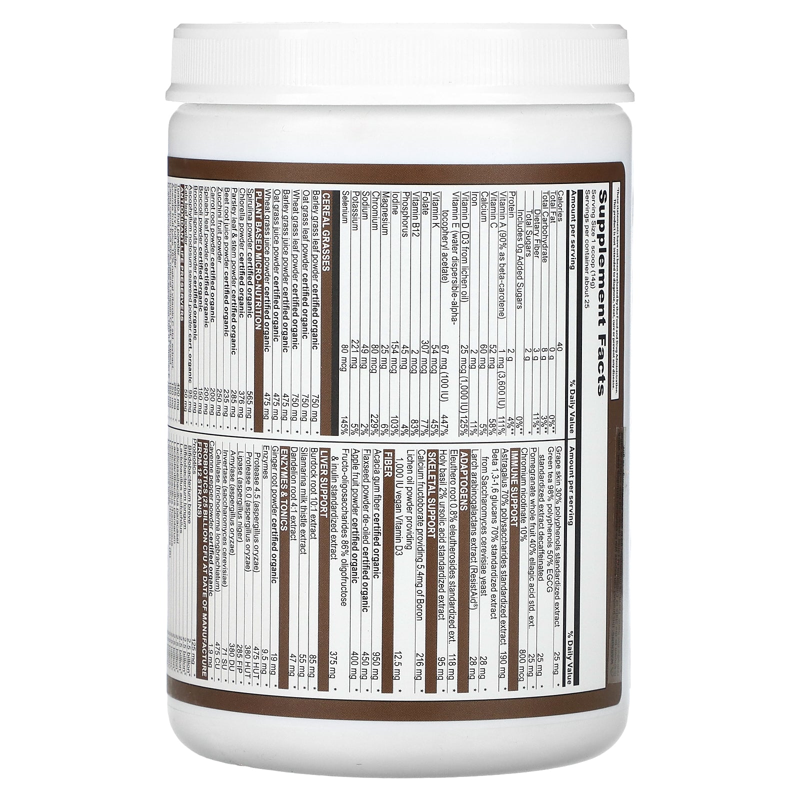 Foto 3 pulgar | Suplemento Vibrant Health Green Vibrance +25 B De Probióticos 350 G - Venta Internacional.