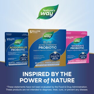 Foto 7 | Perlas Probióticas Nature's Way Elite Extra Strength 30 Cápsulas Blandas - Venta Internacional.