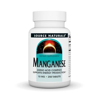 Foto 1 | Quelato De Aminoácidos De Manganeso Supplement Source Naturals 250 Comprimidos - Venta Internacional.