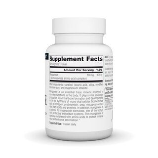 Foto 2 | Quelato De Aminoácidos De Manganeso Supplement Source Naturals 250 Comprimidos - Venta Internacional.