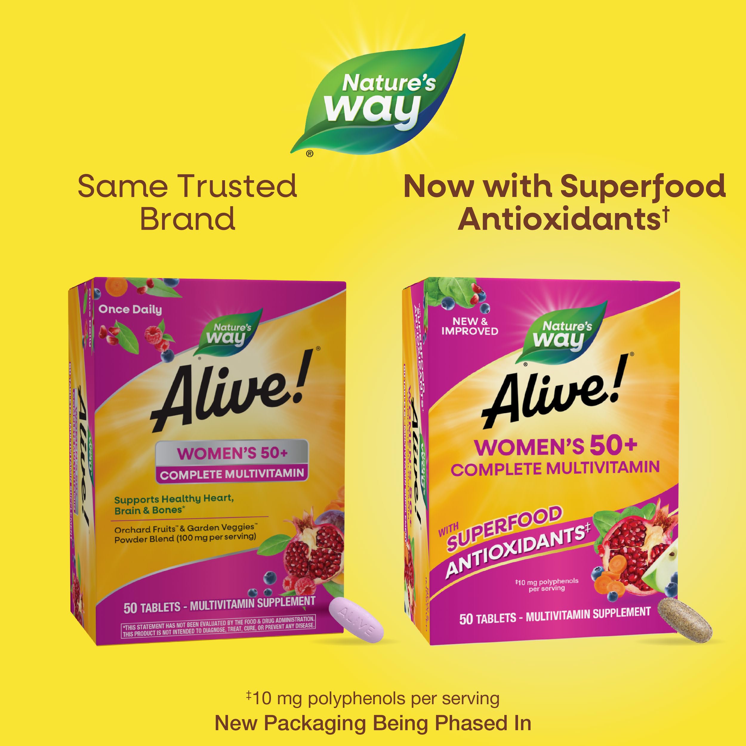 Foto 3 pulgar | ¡multivitamínico Nature's Way Alive! 50 O Más Comprimidos Para Mujeres - Venta Internacional.