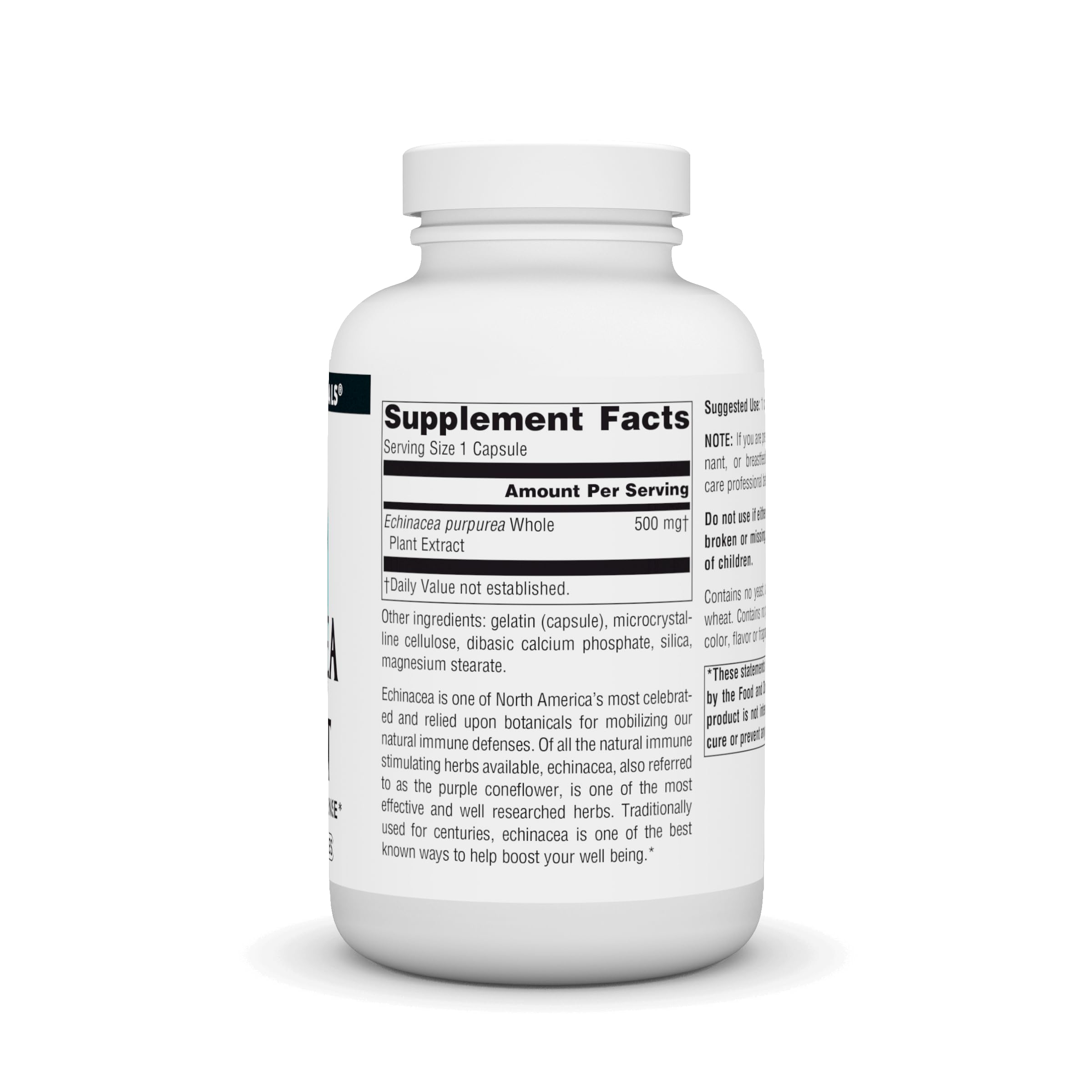 Foto 3 pulgar | Extracto De Raíz De Equinácea Supplement Source Naturals 500 Mg - Venta Internacional.
