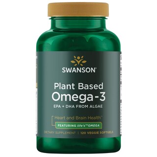 Foto 1 | Suplemento Swanson De Omega-3 A Base De Plantas 300 Mg 120 Geles Vegetales - Venta Internacional.