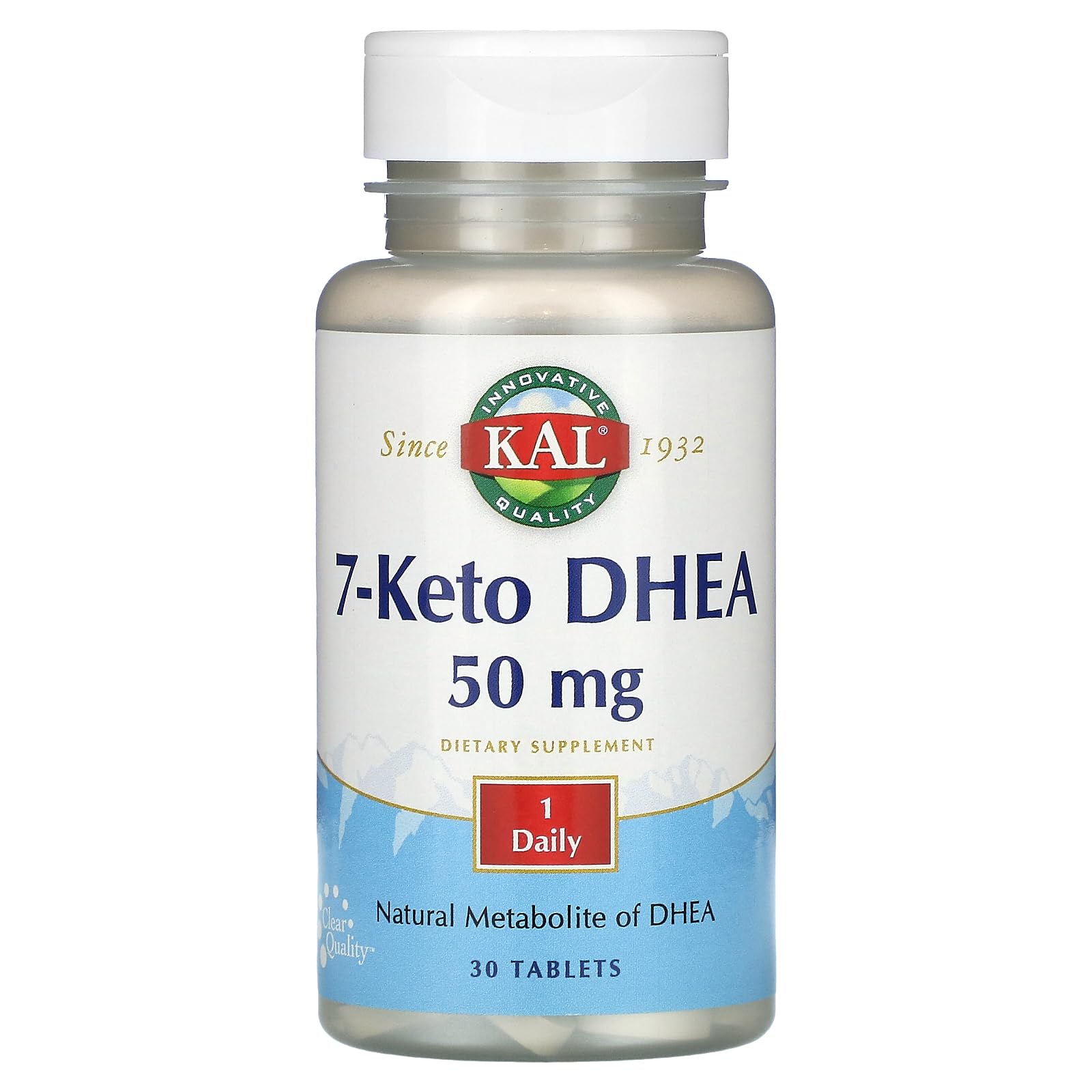 Foto 2 pulgar | Suplemento Kal 7 Keto Dhea 50 Mg 30 Comprimidos - Venta Internacional.