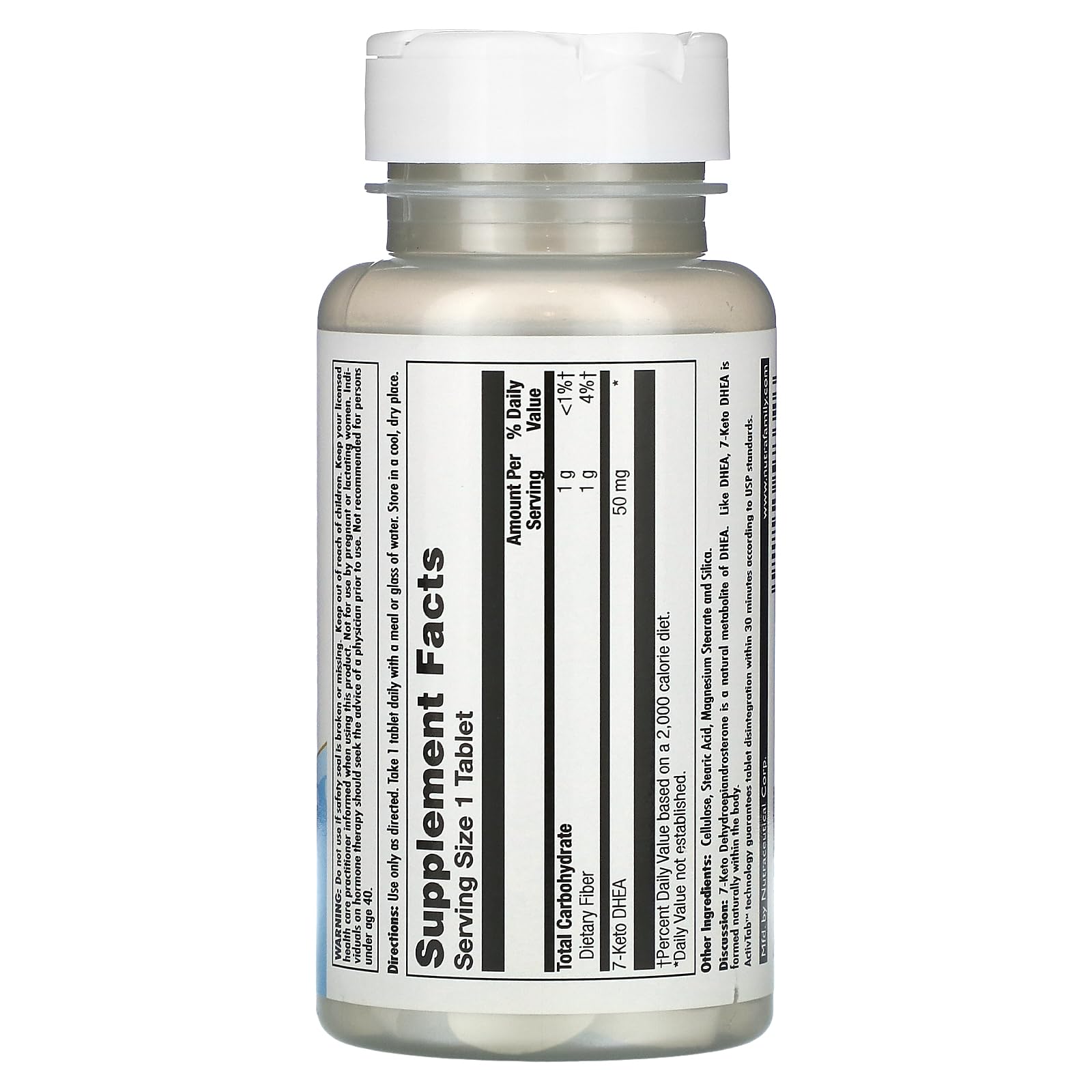 Foto 3 pulgar | Suplemento Kal 7 Keto Dhea 50 Mg 30 Comprimidos - Venta Internacional.