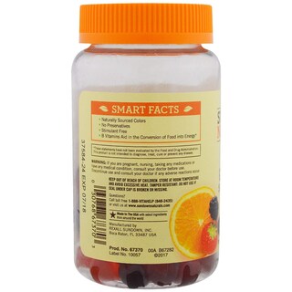 Foto 3 | Suplemento De Gomitas B12 De Sundown Naturals 500 Mcg 50 Gomitas - Venta Internacional.