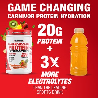 Foto 3 | Bebida Hidratante Proteica En Polvo Musclemeds Carnivor 20g - Venta Internacional.