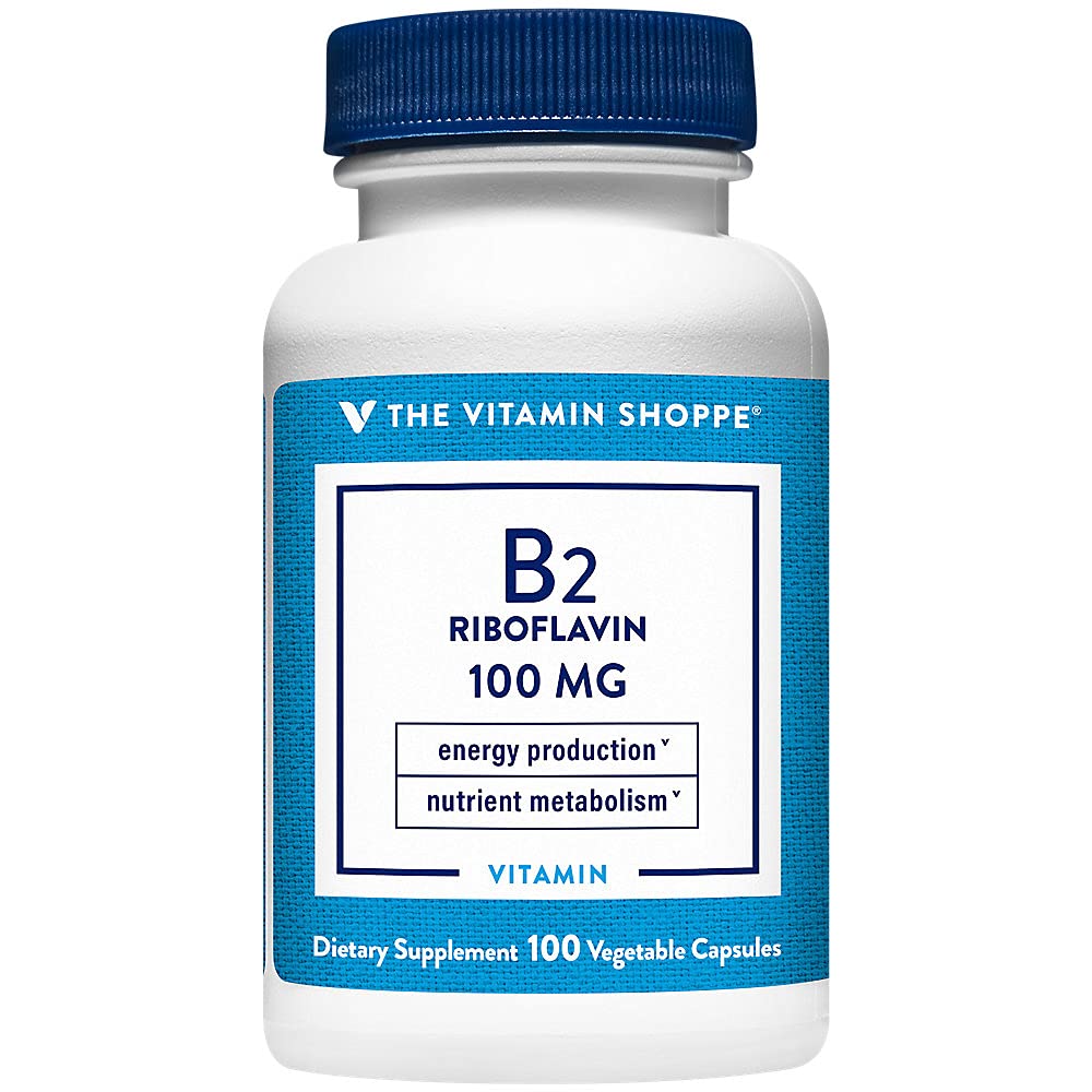 Foto 3 pulgar | Suplemento The Vitamin Shoppe De Vitamina B2 100 Mg 100 Cápsulas - Venta Internacional.
