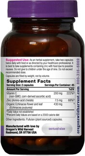 Foto 2 | Complemente La Equinácea Wild Harvest De Oregón Con Zinc Y Vitamina C - Venta Internacional.