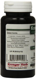 Foto 2 | Suplemento Kroeger Herb Arándano Cápsulas Vegetarianas 90 Unidades - Venta Internacional.