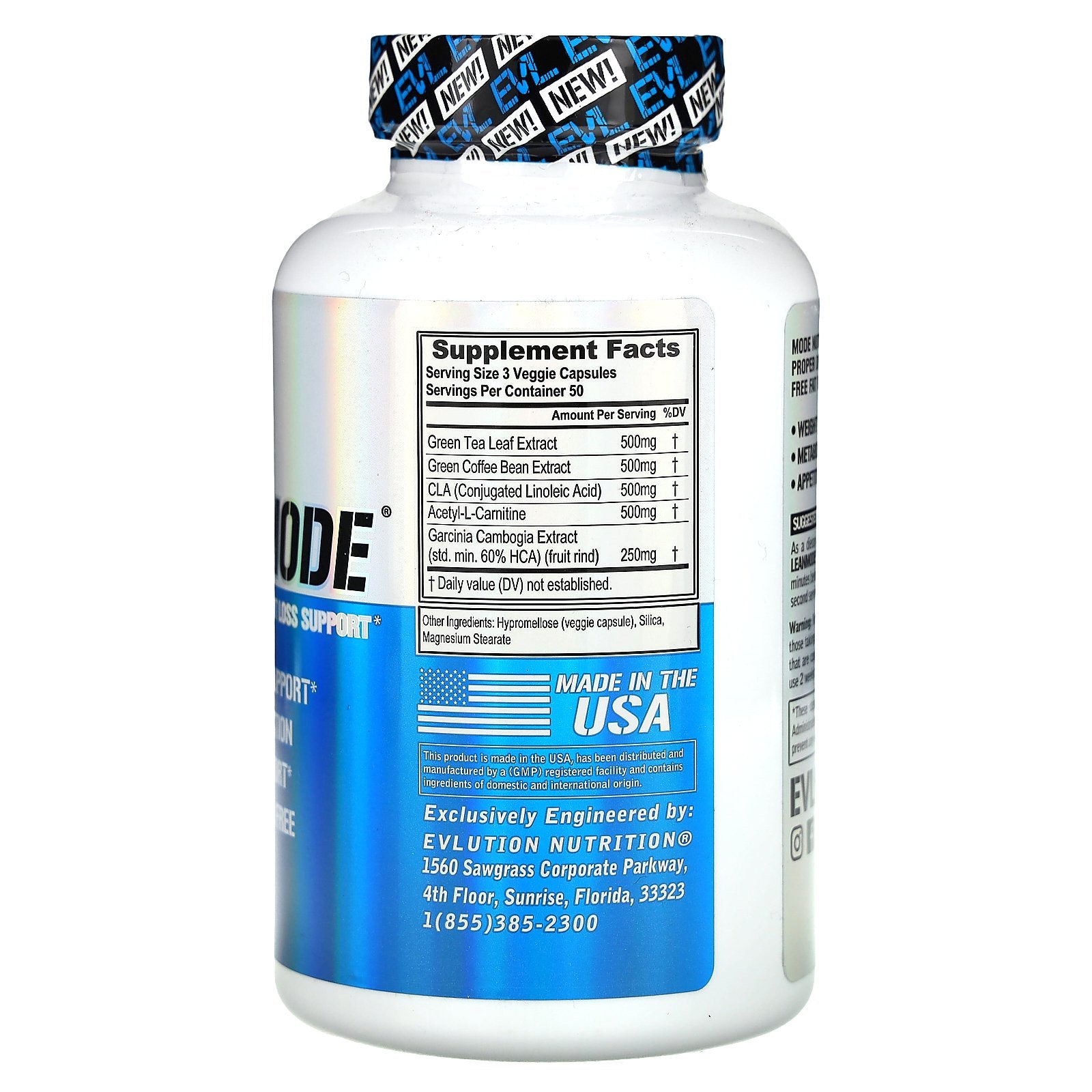Foto 3 pulgar | Suplemento De Apoyo A La Pérdida De Peso Evlution Nutrition Leanmode - Venta Internacional.