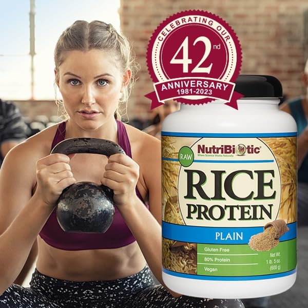 Foto 5 pulgar | Proteína En Polvo Nutribiotic De Arroz Natural  600 G  Bajo En Carbohidratos  Vegano - Venta Internacional.