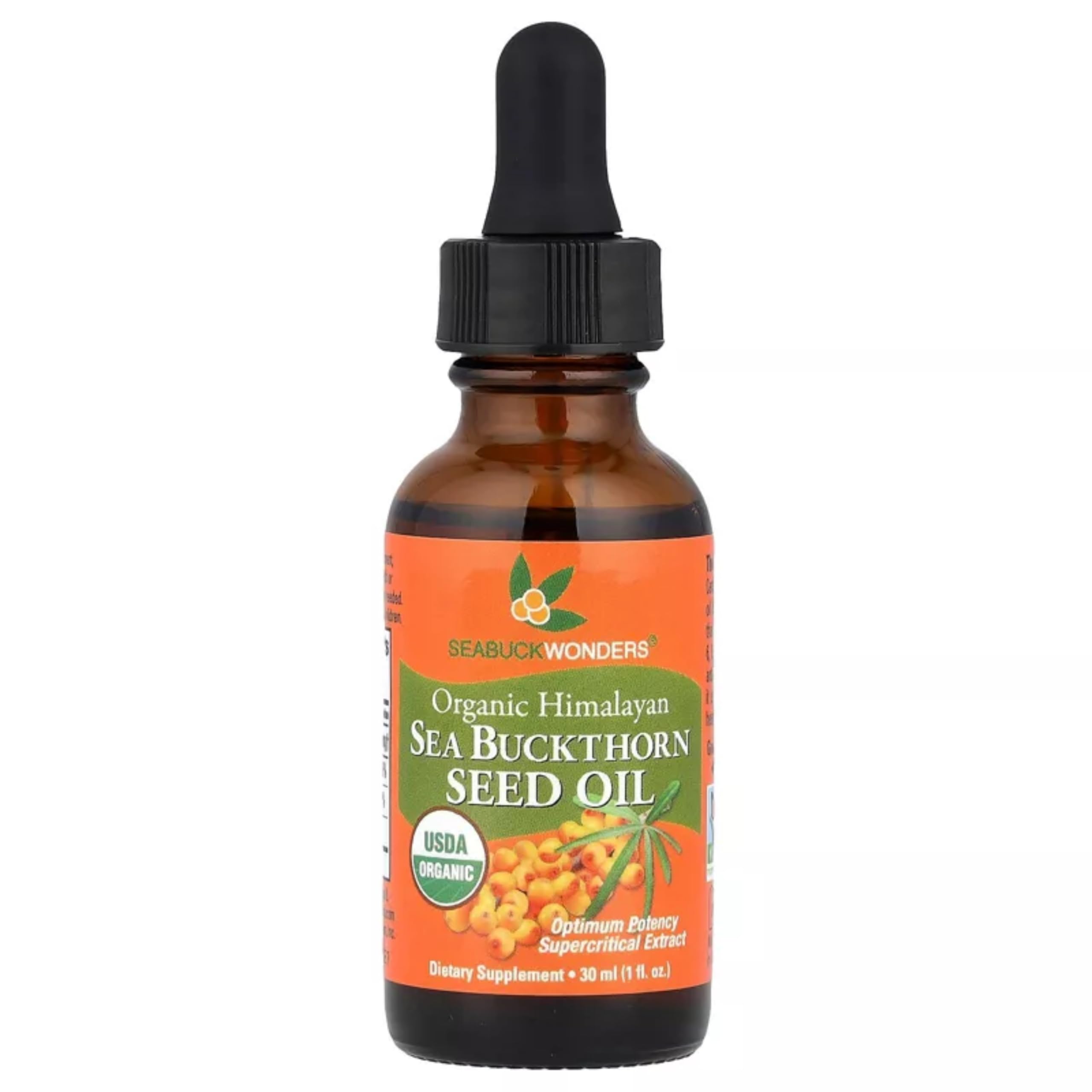 Foto 1 | Aceite De Semillas De Espino Amarillo Seabuckwonders 30 Ml 100% Orgánico - Venta Internacional.