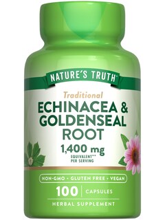 Foto 1 | Suplemento Nature's Truth Echinacea Goldenseal 1400 Mg 100 Unidades - Venta Internacional.