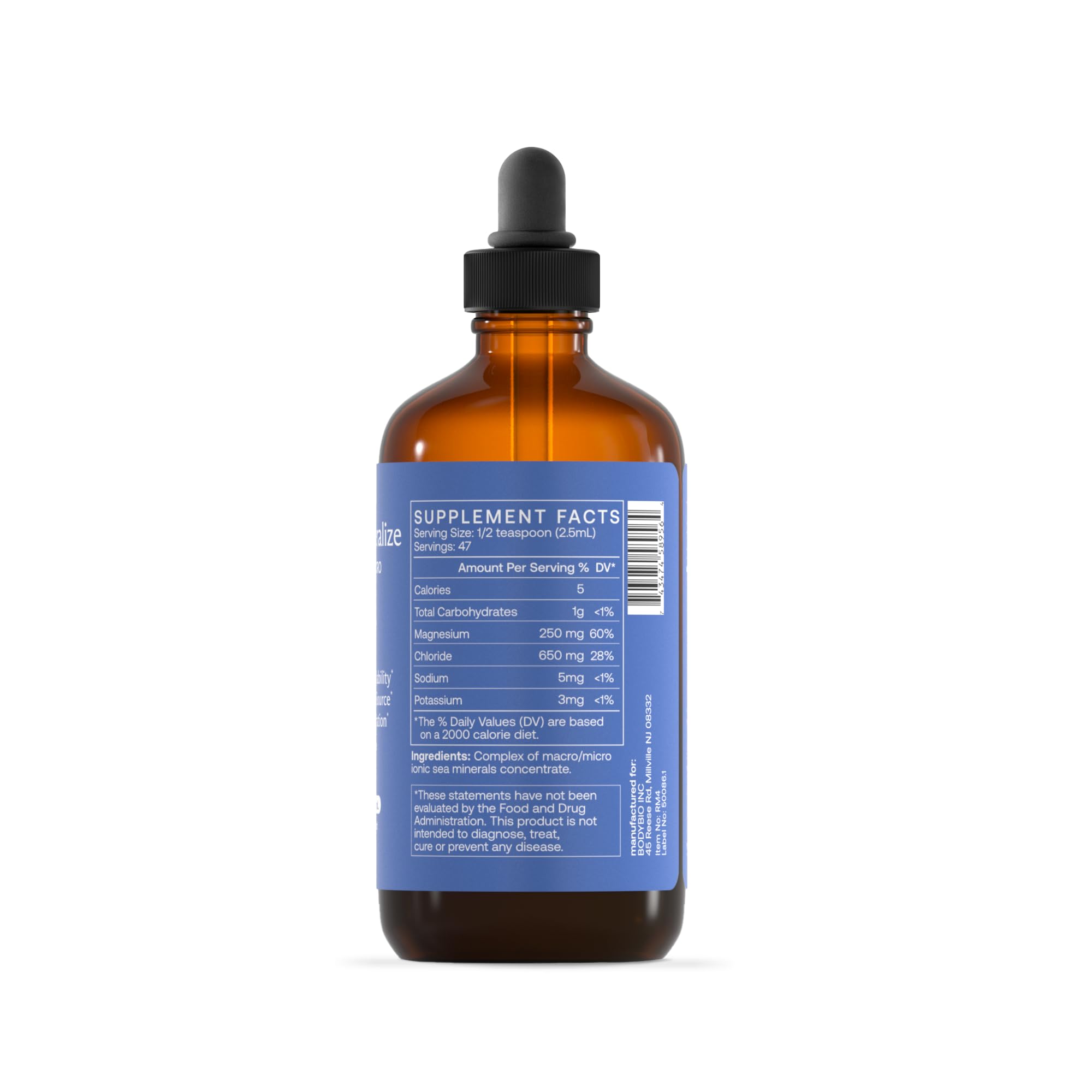 Foto 4 pulgar | Suplemento Bodybio Remineralize Concentrado Iónico 120 Ml - Venta Internacional.