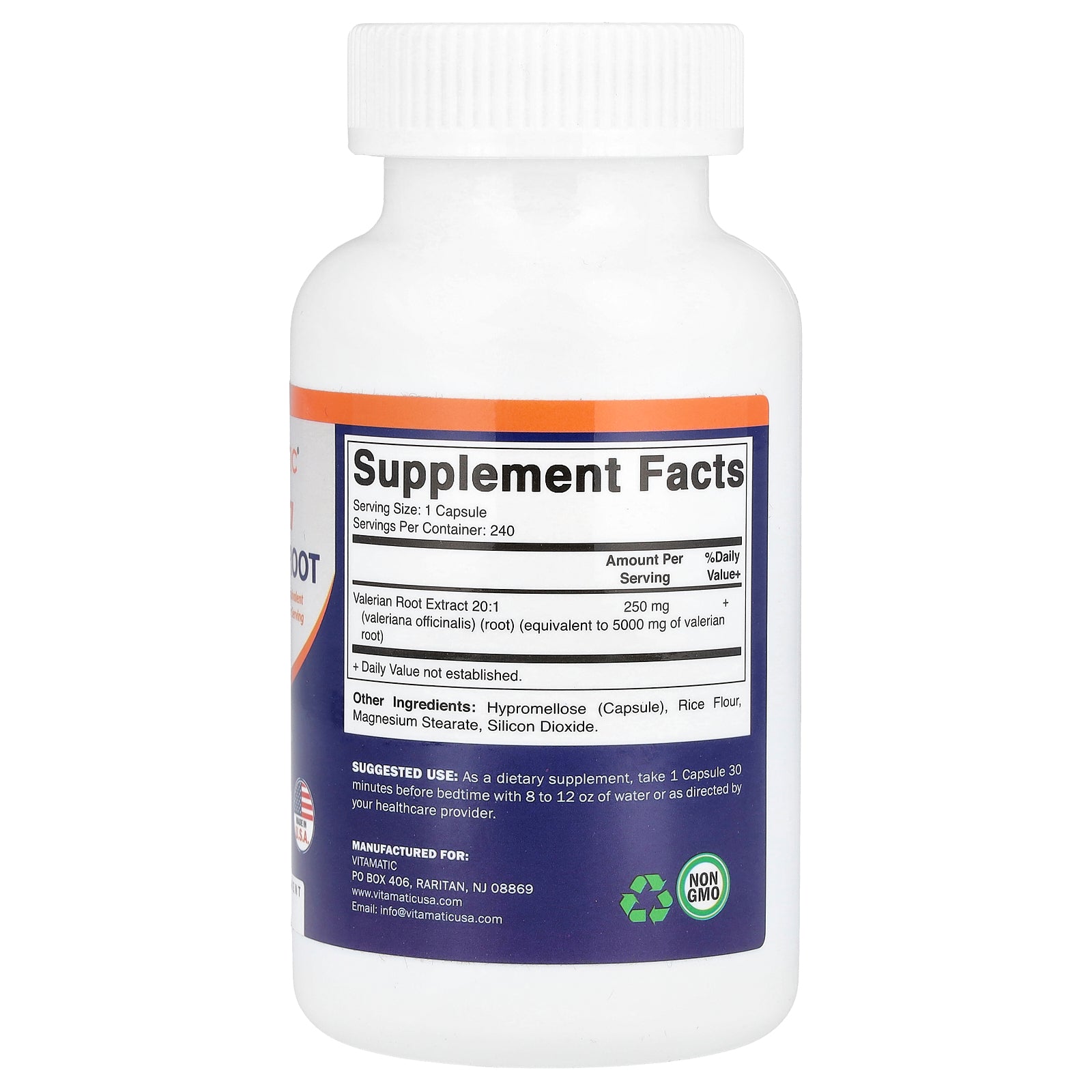 Foto 2 | Suplemento Vitamático De Raíz De Valeriana De Alta Potencia 5000 Mg 240 Cápsulas - Venta Internacional.