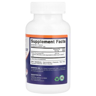 Foto 2 | Suplemento Vitamático De Raíz De Valeriana De Alta Potencia 5000 Mg 240 Cápsulas - Venta Internacional.