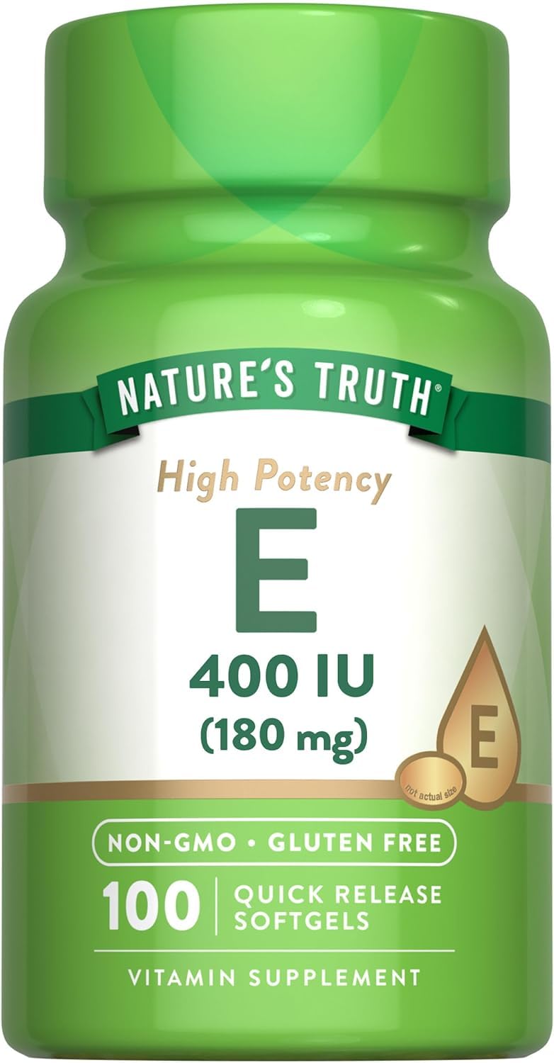 Foto 1 | Suplemento Del Complejo De Vitamina E 400 De Nature's Truth  100 Tabletas - Venta Internacional.