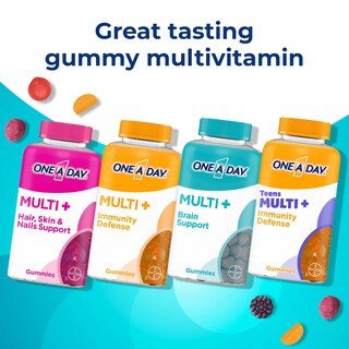 Foto 4 | Gomitas Multivitamínicas One A Day Multi+ Brain Support 100 Unidades - Venta Internacional.