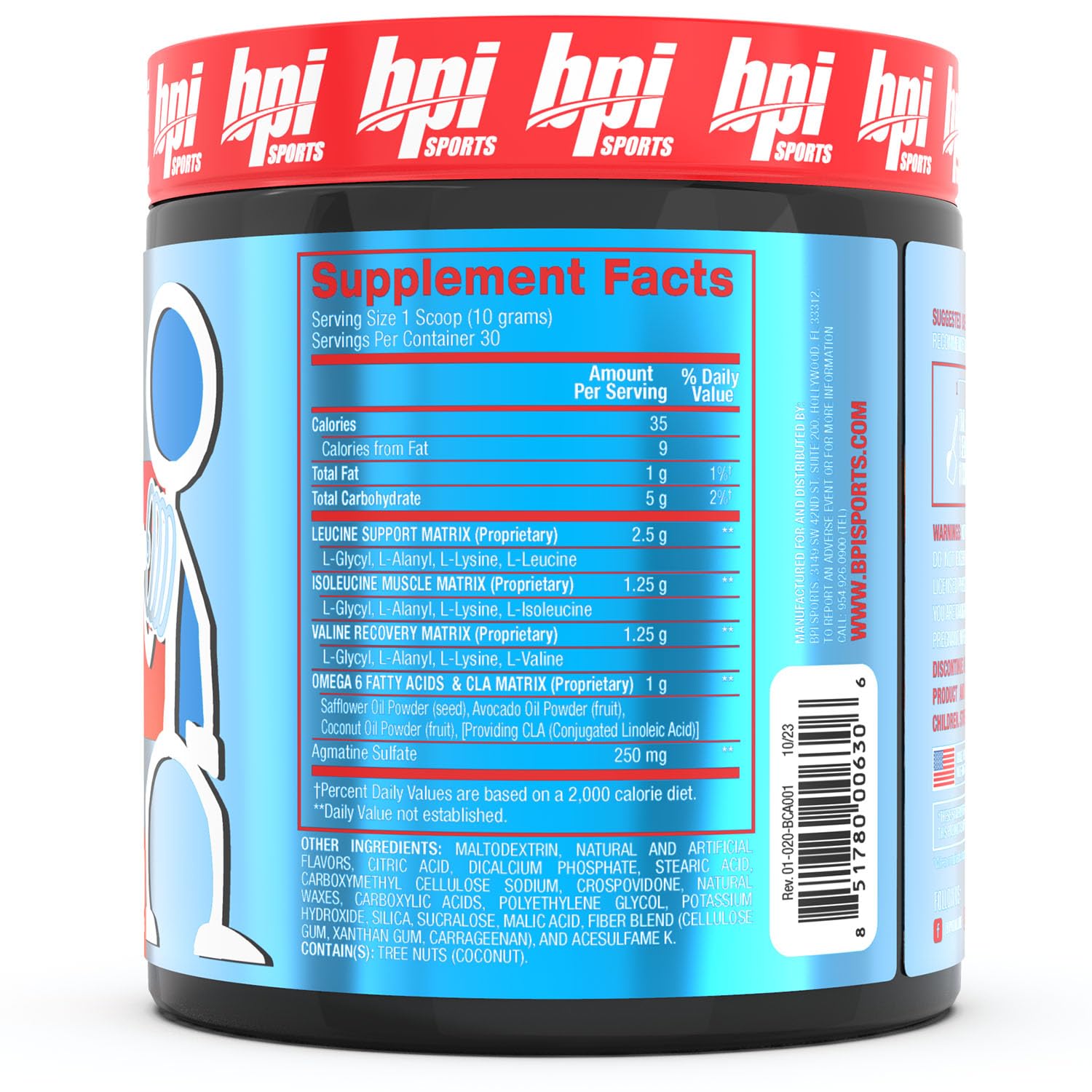 Foto 4 pulgar | Suplemento Bpi Sports Best Bcaa Fruit Punch 30 Porciones - Venta Internacional.