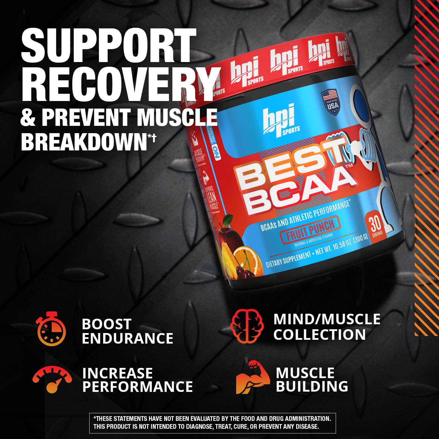 Foto 6 pulgar | Suplemento Bpi Sports Best Bcaa Fruit Punch 30 Porciones - Venta Internacional.