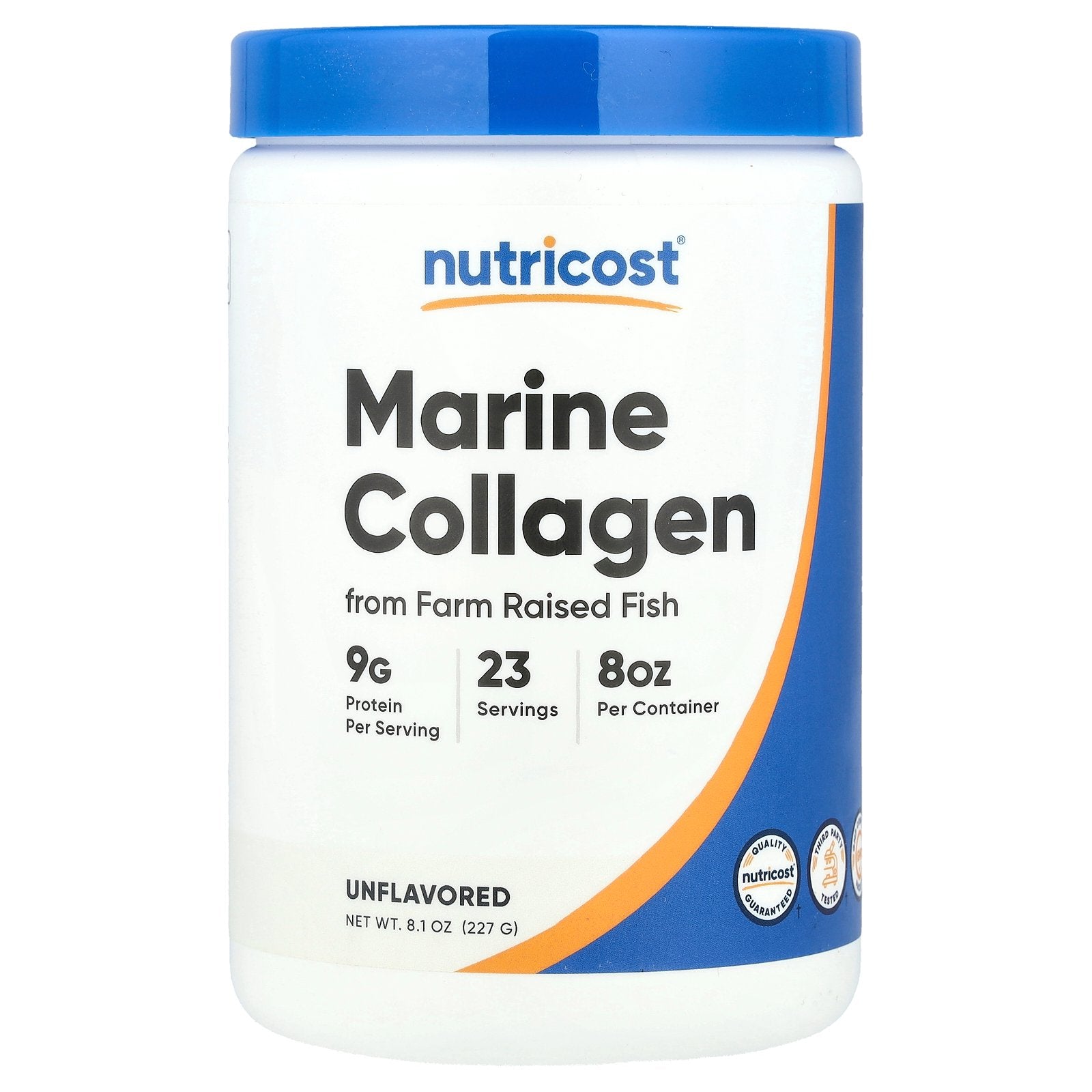 Foto 2 pulgar | Colágeno Marino Nutricost Sin Sabor  227 G  De Pescado Criado En Granja - Venta Internacional.
