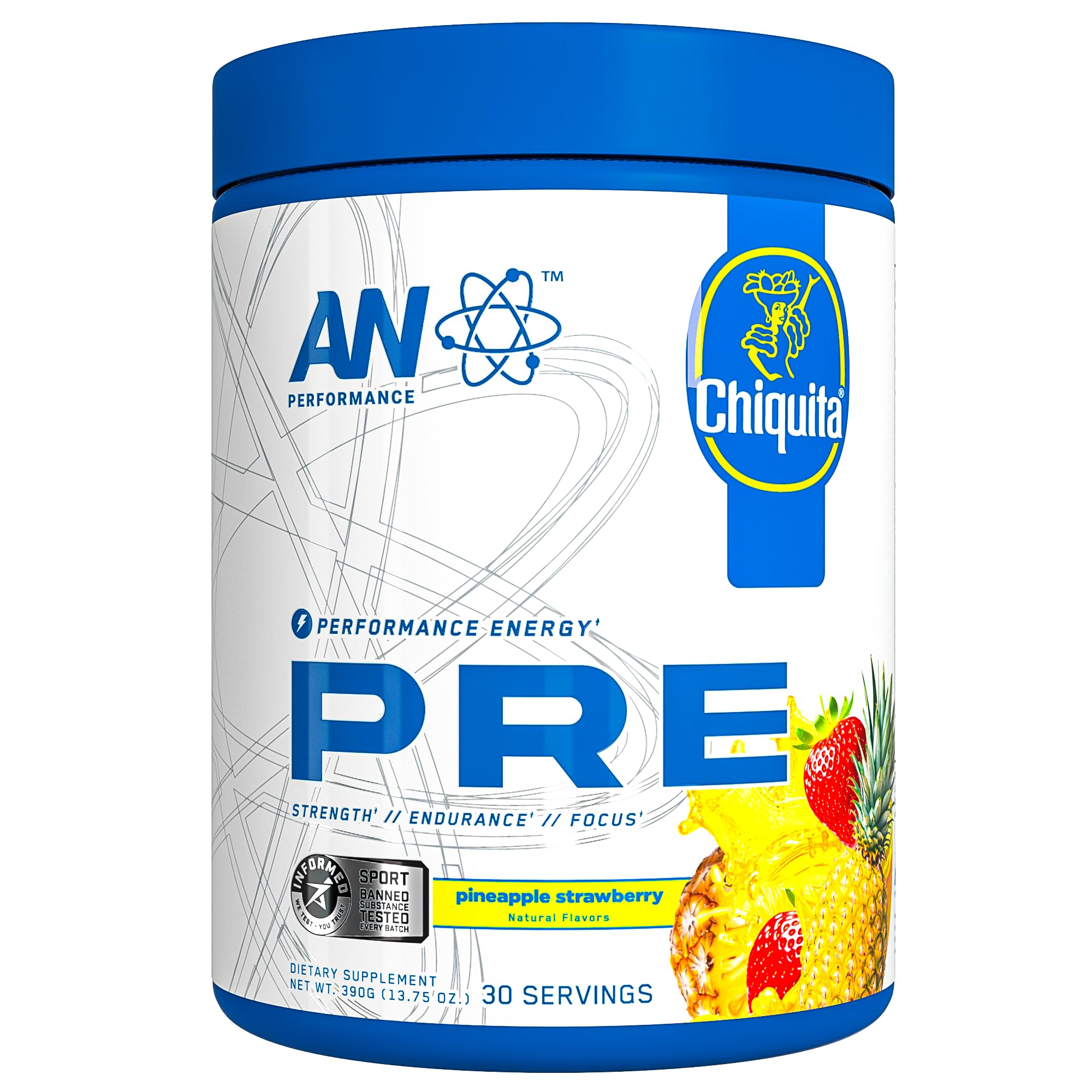 Foto 2 pulgar | Suplemento Para Antes Del Entrenamiento An Performance Energy 390 G Fresa - Venta Internacional.