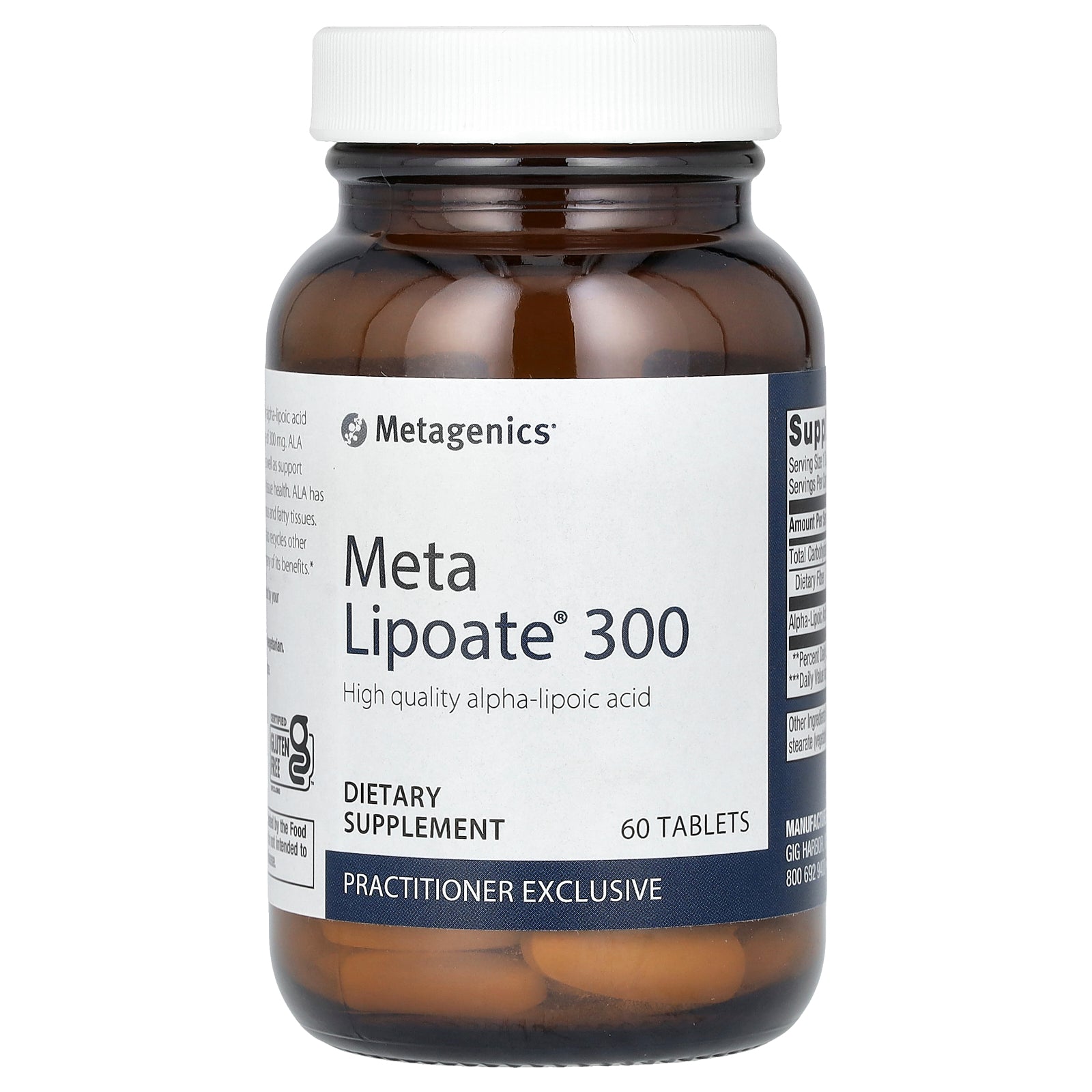 Foto 2 pulgar | Suplemento Metagenics Meta Lipoate 300 300 Mg 60 Comprimidos - Venta Internacional.