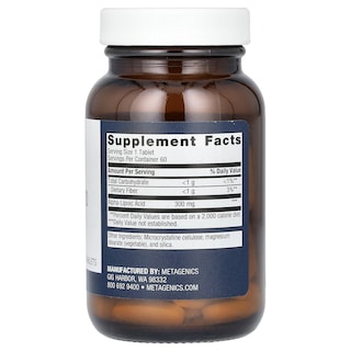 Foto 2 | Suplemento Metagenics Meta Lipoate 300 300 Mg 60 Comprimidos - Venta Internacional.