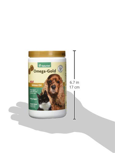 Foto 4 pulgar | Suplemento Naturvet Omega-gold Plus De Aceite De Salmón  180 Comprimidos Masticables - Venta Internacional.