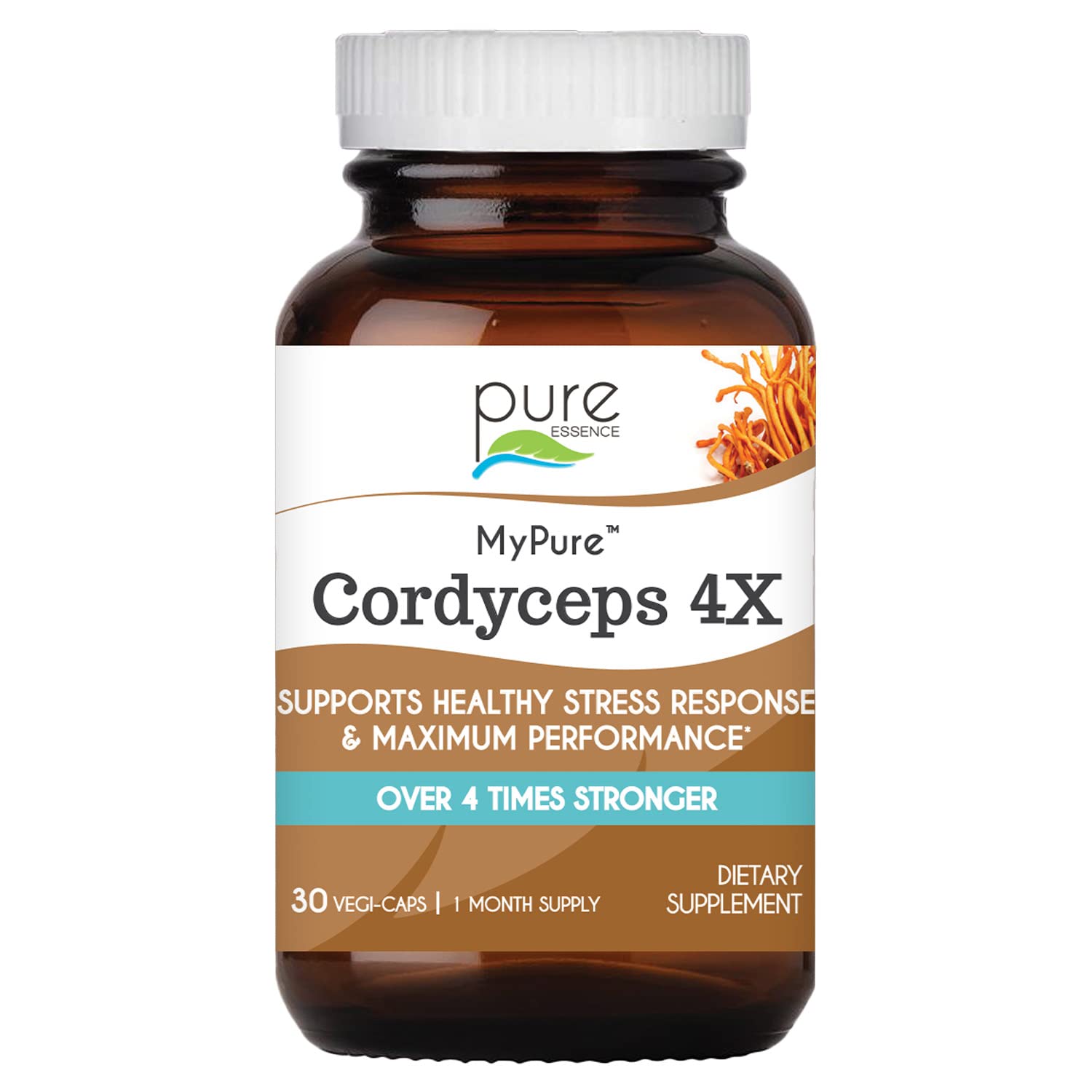 Foto 1 | Suplemento De Hongos Mypure Cordyceps 4x De Pure Essence Labs - Venta Internacional.